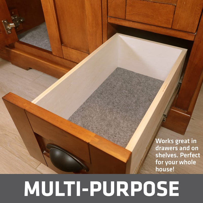 Drymate Premium Under Sink Mat  Waterproof Cabinet Protection Mats for Kitchen & Bathroom  Absorbent Shelf Liners  Slip-Resistant  Non-Adhesive  Machine Washable (USA Made)(24 x29 )(Light Grey) - Image 5